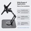 Foldable Monitor Stand 360° Rotation Multi-Angle Adjustable Heavy Load Monitor Arm Support For 9-18.4 Inch Screen