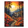 Landscape Sunset Diamond Painting Complete Kit DIY Mosaic Embroidery Hobby Handicraft Painting for Home Wall Decoration