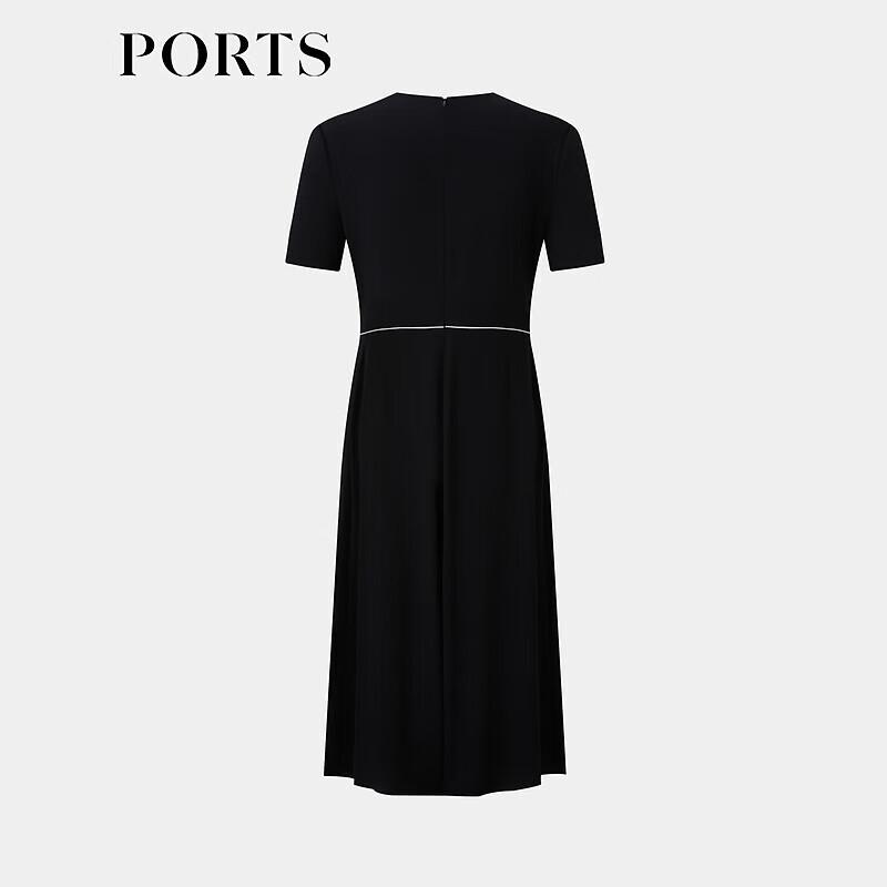 

PORTS Women s Colorblock Pleated Triacetate Dress S /4