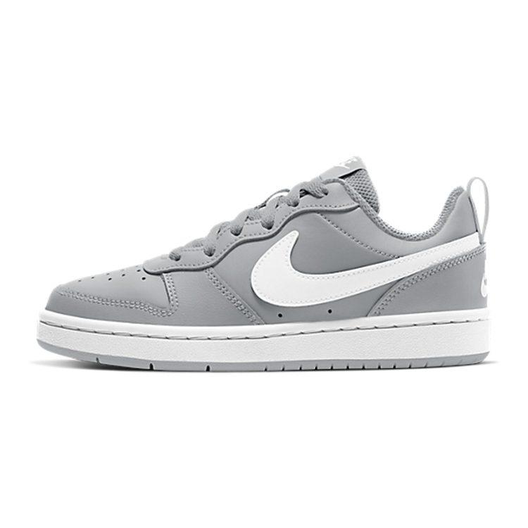 Nike Court Borough Low 2 'Gray White' GS BQ5448-008