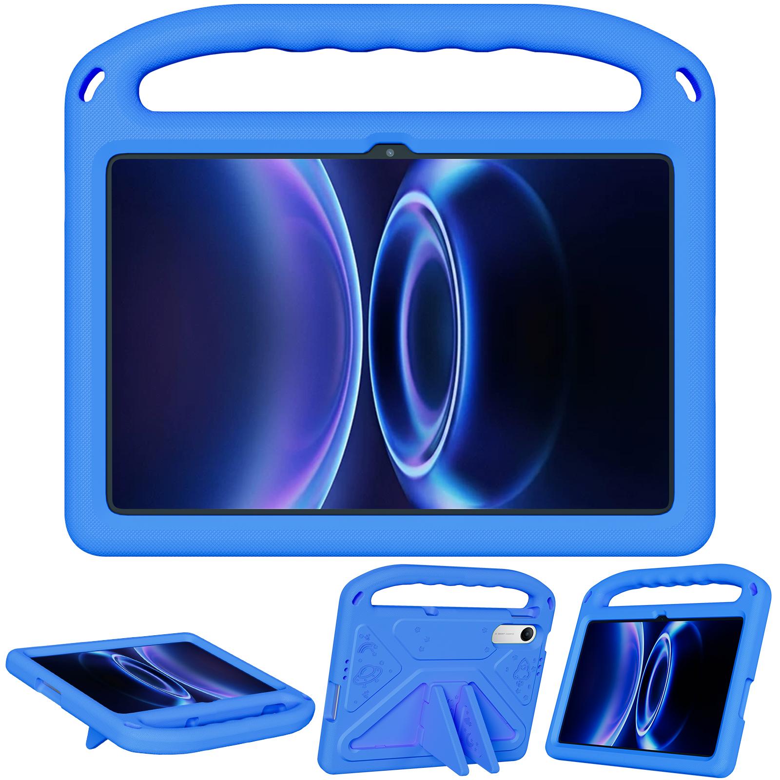Étui Support en EVA pour Redmi Pad 2 SE 9,7 pouces Poco Pad C1 Poignée Enfant Béquille Housse de Tablette pour Redmi Pad 2 9,7  Coque Redmi Pad 2 SE 9.7 bleu