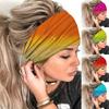 Women's Printed Headband Sports Hair With Wide Edge Yoga Headband Soft Hair Band Headdress Bundle Hair Band