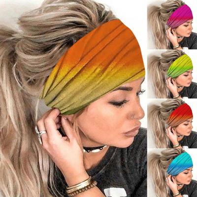 Diadema Estampada para Mujer Deporte Cabello Con Borde Ancho Diadema para Yoga Banda Suave para el Cabello Tocado Paquete Banda para el Cabello