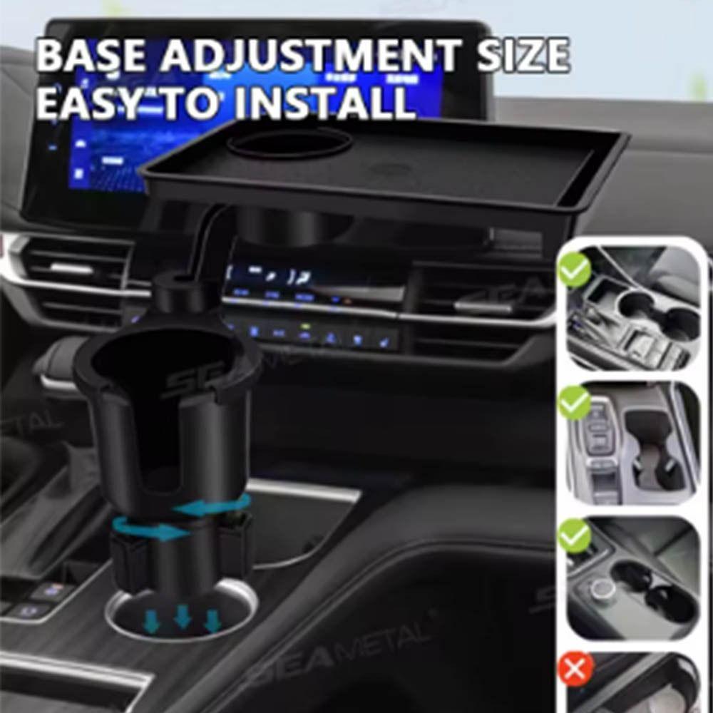 with Tray Drink Holder Adjustable Base Car Tray Table Car Cup Holder Expander  Auto Interior Parts