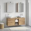 Bathroom Cabinet Set 5 Pcs Artisan Oak 50 X 14.5 X 70 Cm