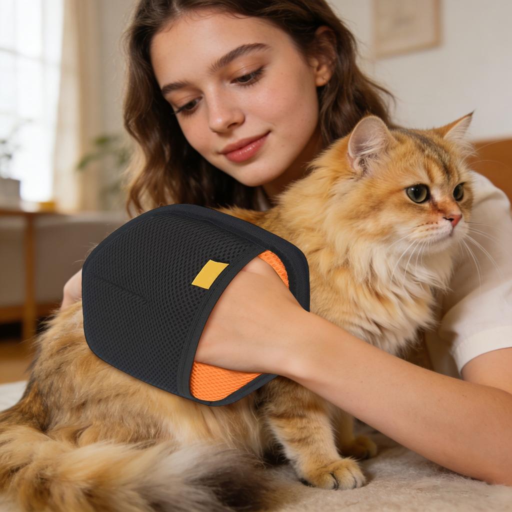 Double Sided Grooming Glove, Grooming Glove For Pet, Pet Grooming Gloves, Versatile Grooming Gloves, Pet Brush Glove For Dogs And Cats