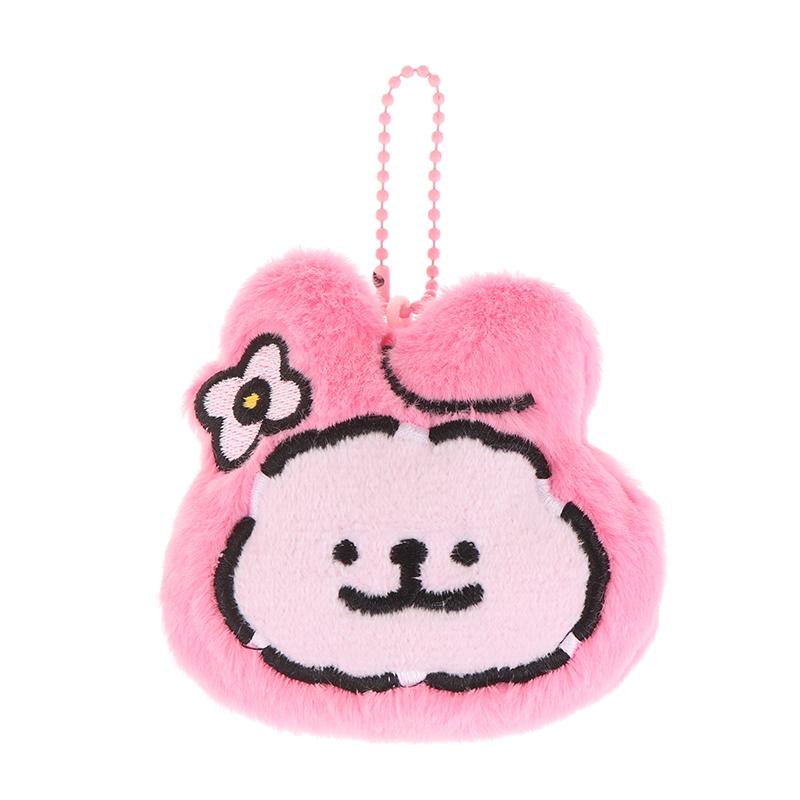 Kawaii Sanrio Maltézský plyšový přívěsek Hello Kitty Kuromi Melody s kapucí Plněná panenka Klíčenka Kroužek na klíče od auta Dekorace na batoh