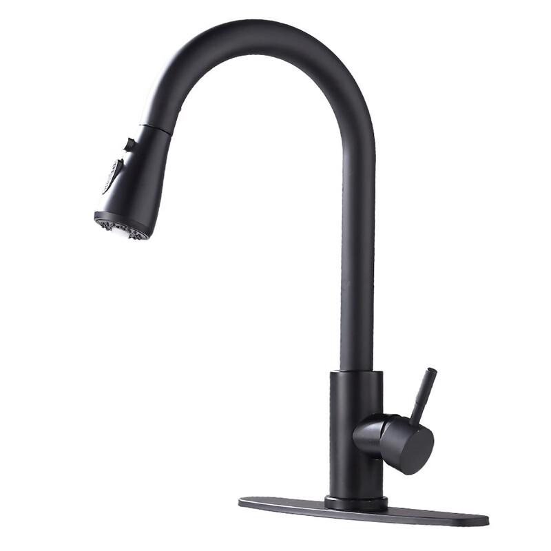 Yuzhuxun 304 Stainless Steel Wall-Mounted Kitchen Faucet