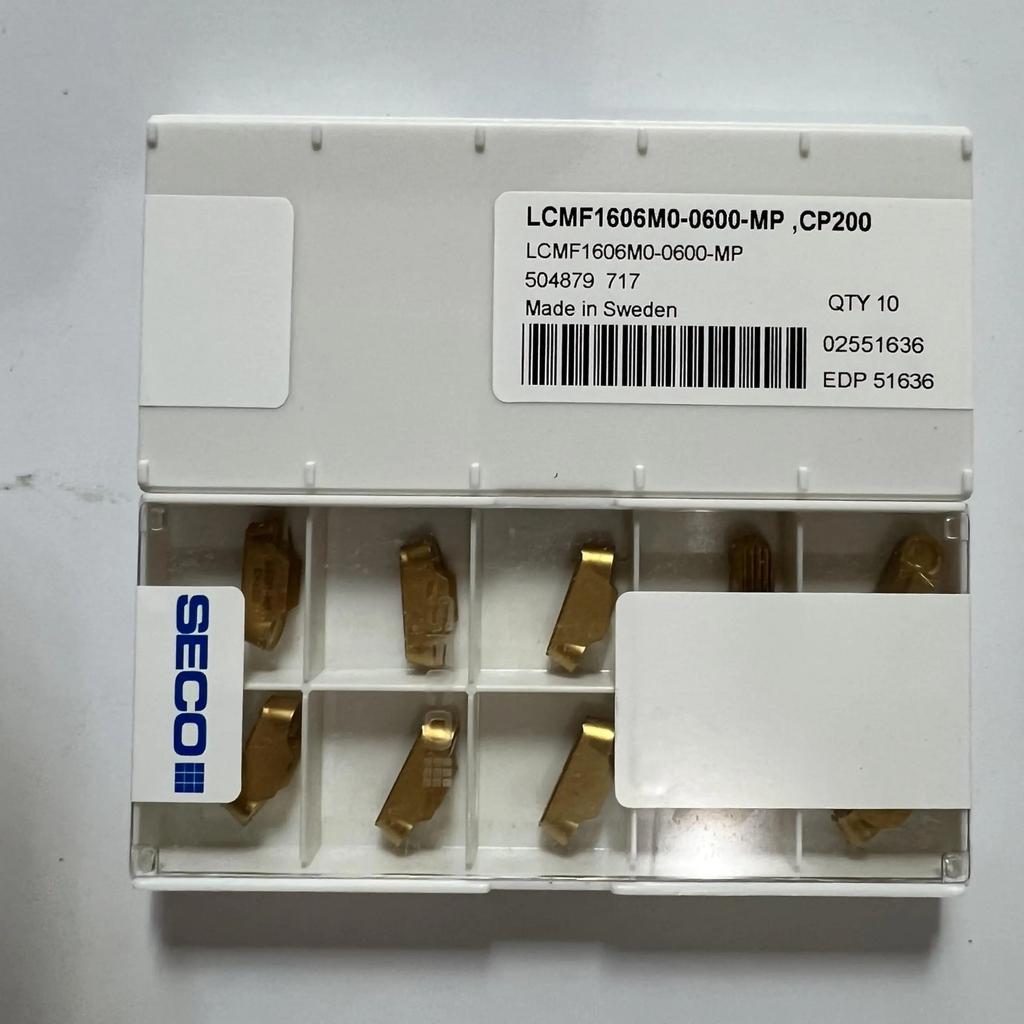 SECO / LCMF1606M0-0600-MP CP200 /Original genuine CNC alloy blade 10 PCS