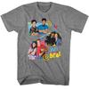 Saved By The Bell TV Show Cast 3 Boxed Photos Men's T Shirt