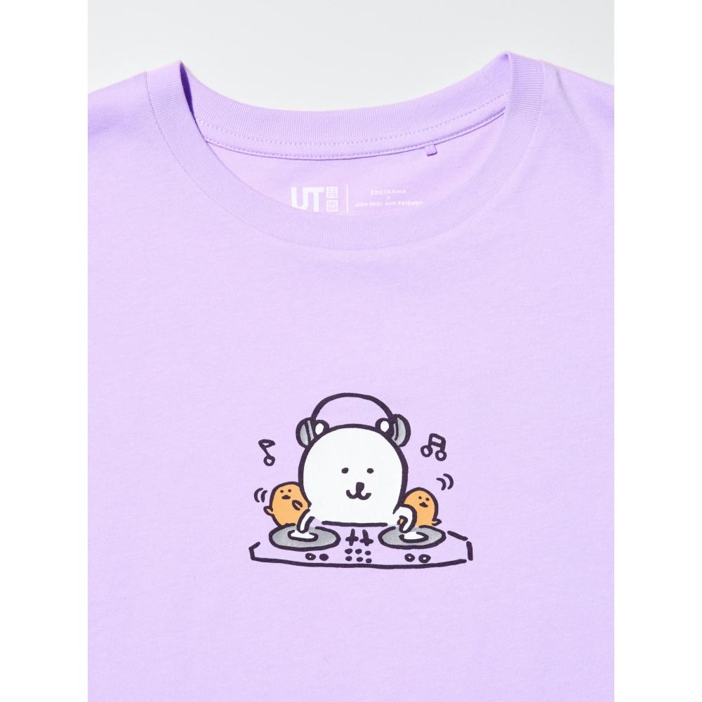 Uniqlo Girls Chiikawa X Joke Bear UT GraphiC T shorT Sleeve Joke Bear C