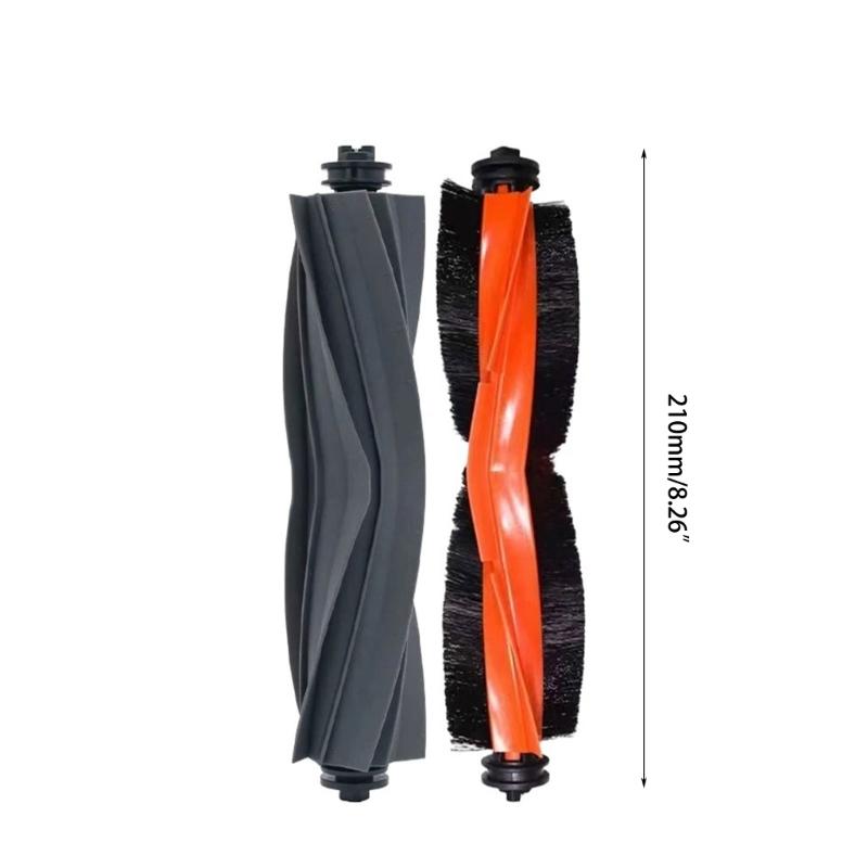 Set of 2 Vacuum Cleaner Roller Brush Sweeping Robot Cleaning Brush Vacuum Cleaner Accessories Plastic Material for X30