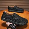 2025 spring new hand-stitched men's shoes live broadcast popular casual shoes nesting men's leather shoes low-top large-size shoes