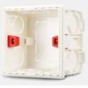 Dustproof PVC Wall Switch Socket Box Type 86 Mounting Back Box Wall Switch Socket-Plug Single Switch White Bottom Box