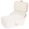 Portable Jewelry Box Earring Ear Stud Ring Necklace Holder Storage Organizer Case