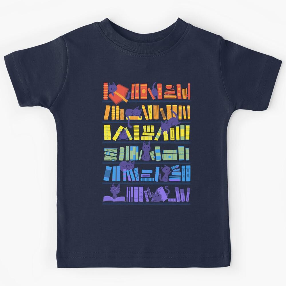 Library Kittens Kids T-Shirt 150