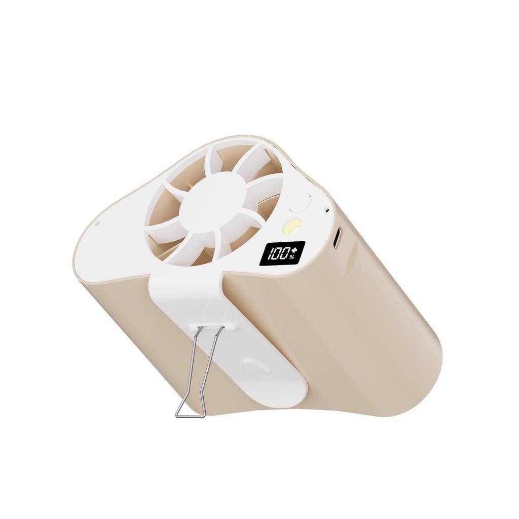 Portable Neck and Waist Cooling Fan - Wearable Air Conditioner for High-Temperature Environments