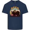 Beer is My Spiritual Animal Funny Alcohol Bear Unisexs Light Cotton TShirt