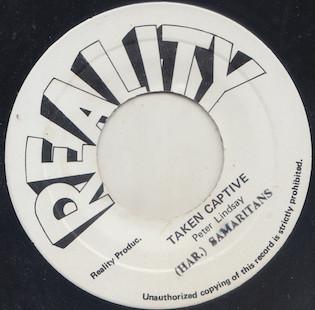 

7inch Record HAR. SAMARITANS Taken Captive NONE Reality Jamaica Reggae Ska Dub Used