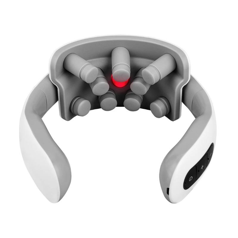Aparat de masaj pentru gât, puls electric cu frecvență joasă, vertebră cervicală, ameliorarea stresului, instrument de fizioterapie pentru gât