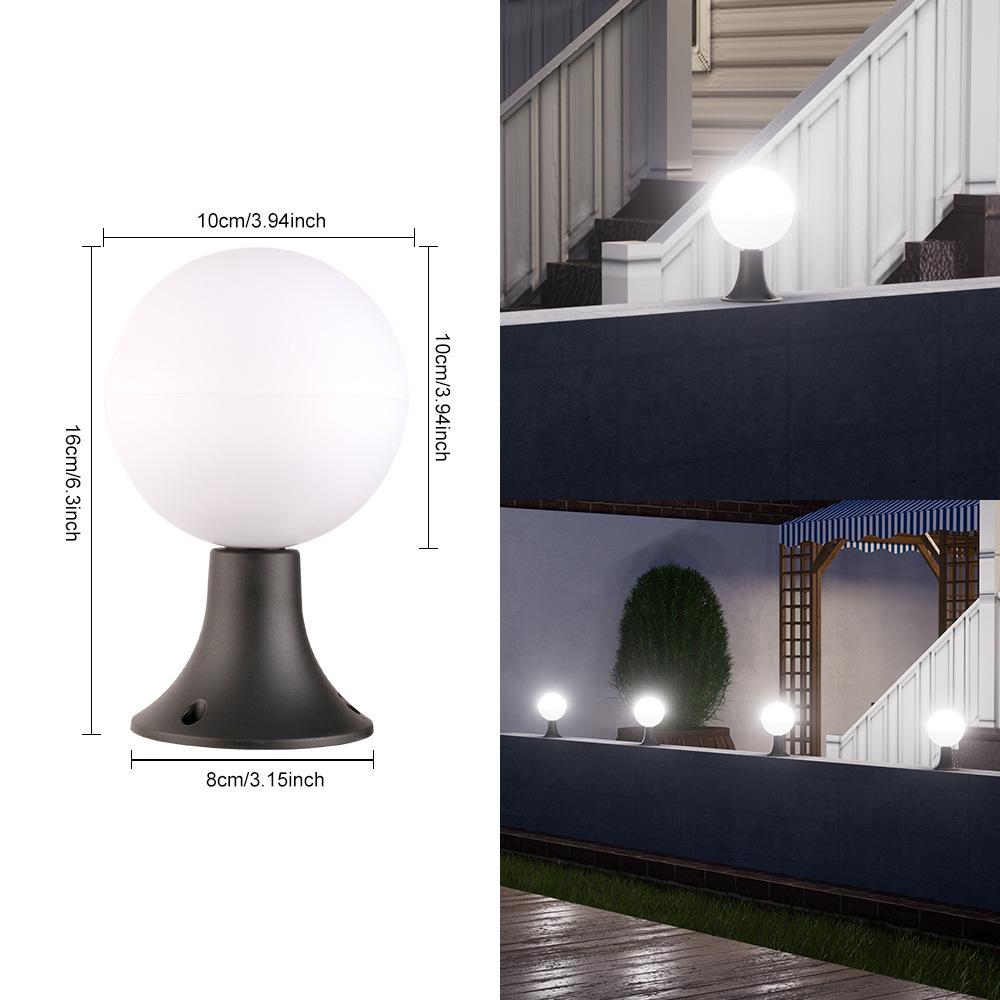 Solar Sphere Decorative Outdoor Lamp for Garden, Courtyard, Villa, and Fence Solar Light