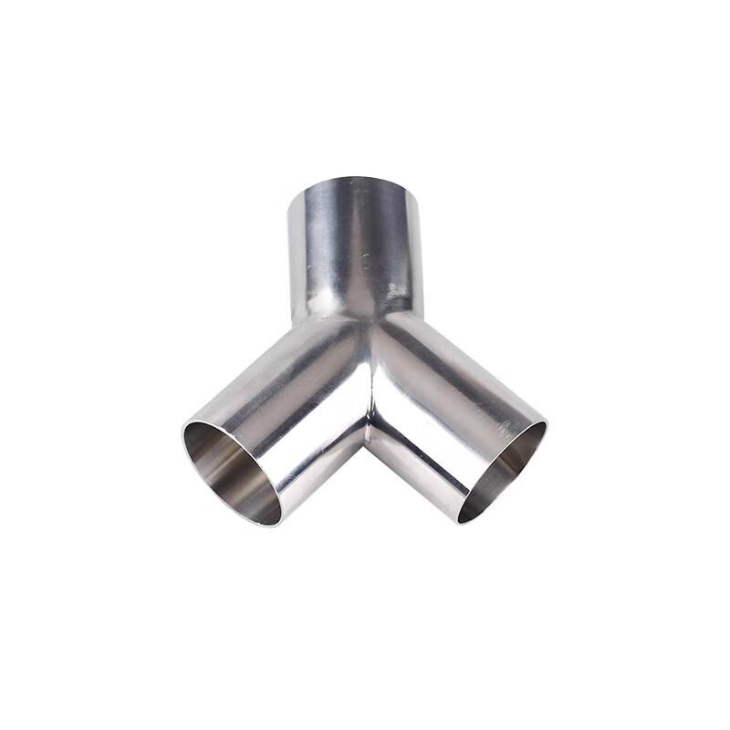 304 Stainless Steel Sanitary Y-Type Welded Tee