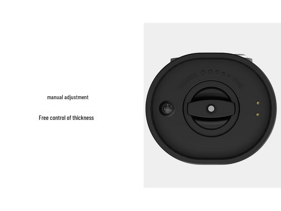 Râșniță Electrică pentru Piper și Sare de Mare - Sticlă de Uz Casnic Neagră