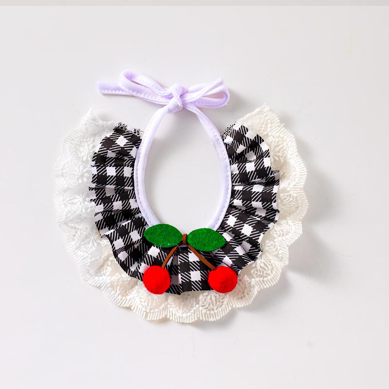 New Cross-Border Pet Bib: Dog Drool Scarf for Small & Medium Breeds, Decorative Cat Accessories