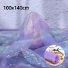 Wrinkled Organza Fabric Illusion Color Iridescent Organza  for Dress Curtains