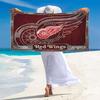 Detroit Red Wings Print Beach Towel, Large Soft Quick Dry Towel for Beach Camping Swimming