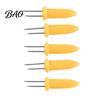 Stainless Steel Corn Holders Holders, Heat Resistant Shaped Handles, Double Barbecue Utensils for Needle Skewers Set Outdoor Camping And Home