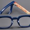 New Men's Square Business Reading Glasses Anti-blue Light Glasses Trend of Ultra-light Ladies Presbyopia Glasses Frame