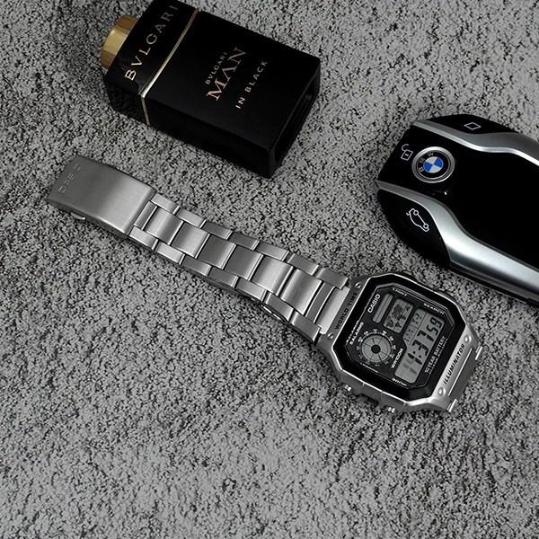 Casio Square Digital Soldier Army Military Wristwatch