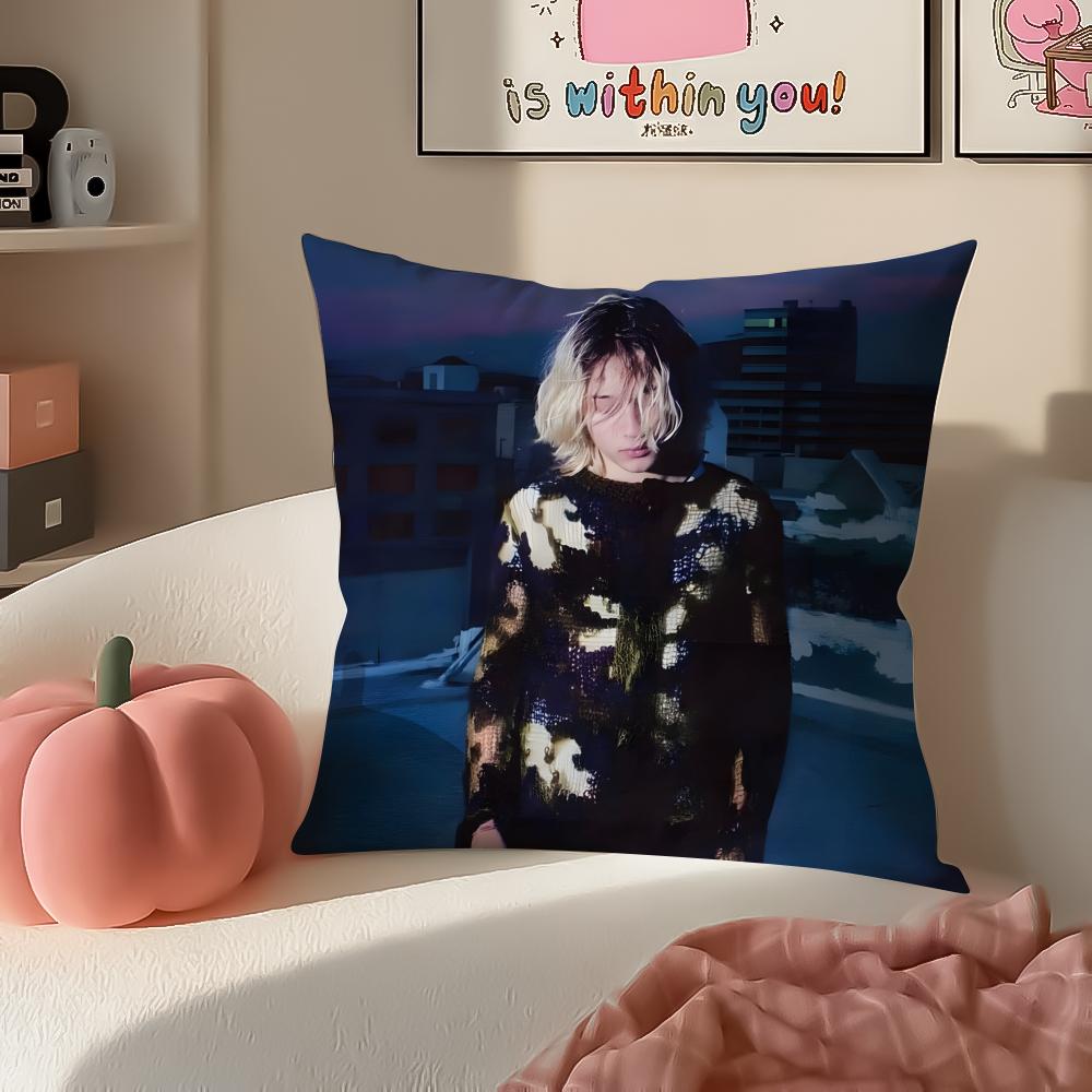 Creative Trendy Norwegian Art NNettspend Cushion Cover Pillowcase Short Plush Invisible zipper Room Sofa Cushion Cover