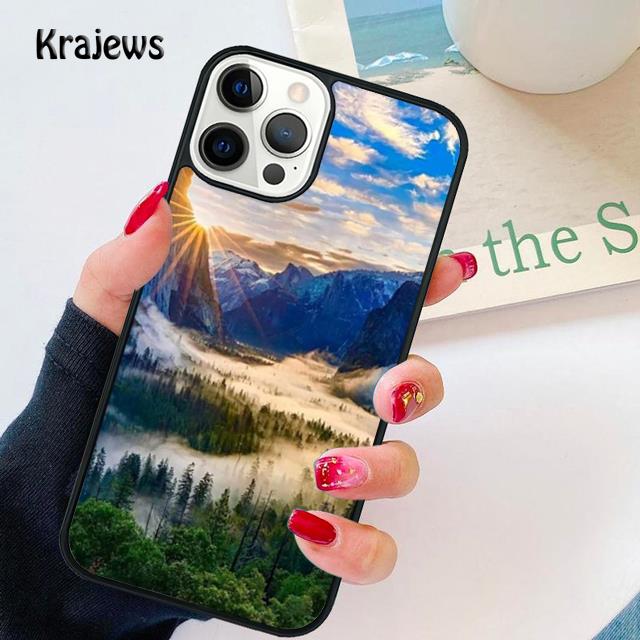 Anime Natural Landscape Soft Phone Case For iPhone 17 Air 16 15 14 Max Plus 11 12 13 Pro Max Phone Cover Fundas