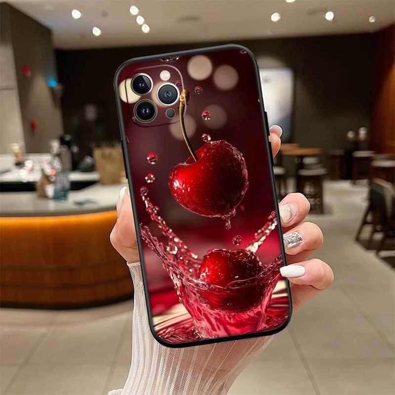 Cherry summer fruit Case for Samsung M55 M35 M15 A02 A05S A05 A06 A15 A12 A13 A10 A16 A20 A22 A24 A25 A30 A31 A32 A33 A35 A42 A50