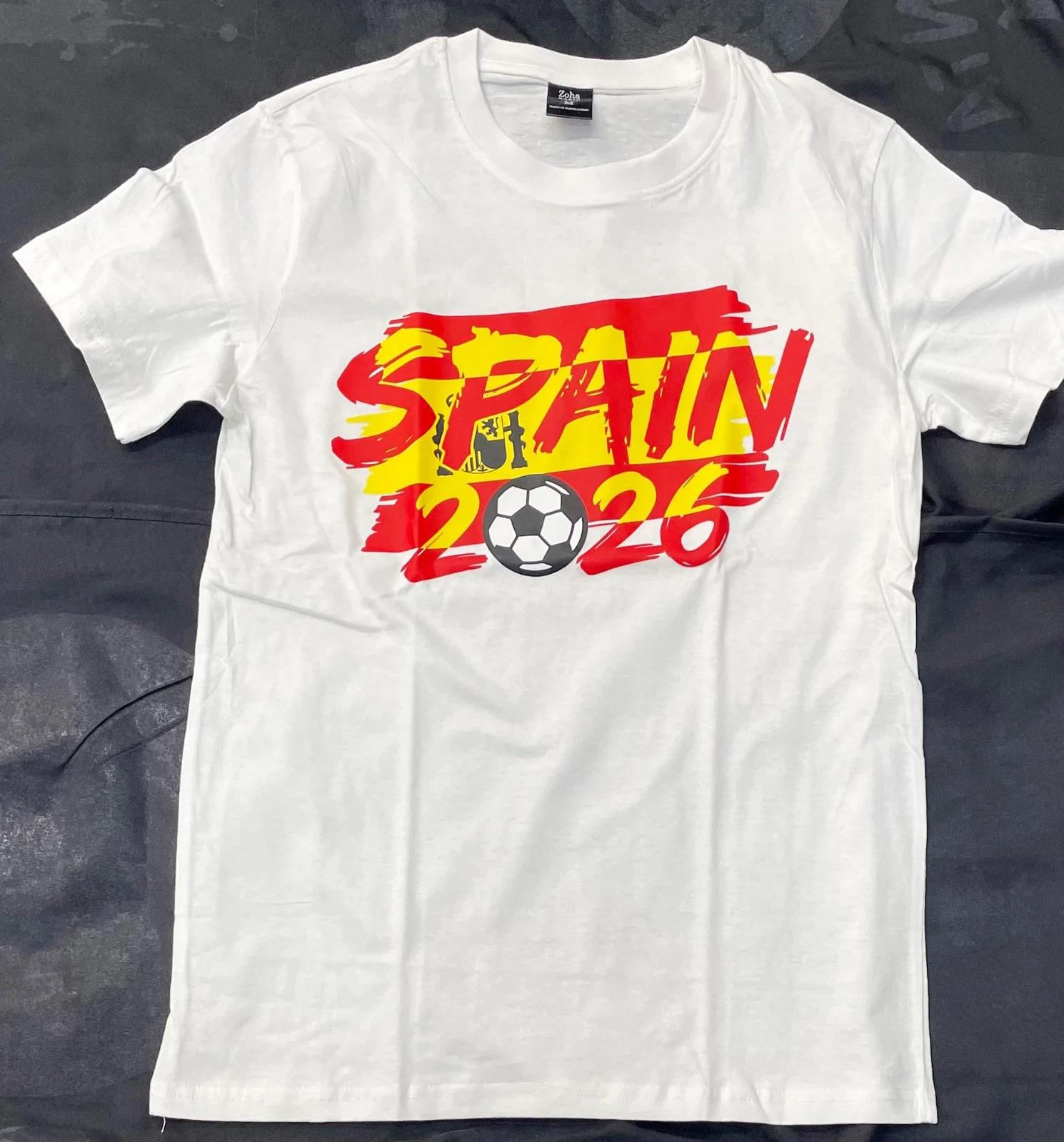 World Cup 2026 Soccer Team Spain Shirts L
