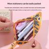Creative Quirky Sea Fish Pencil Case Large-Capacity Fun Cartoon Organizer Bag Multi-Functional Storage Bag Stationery Case Gift