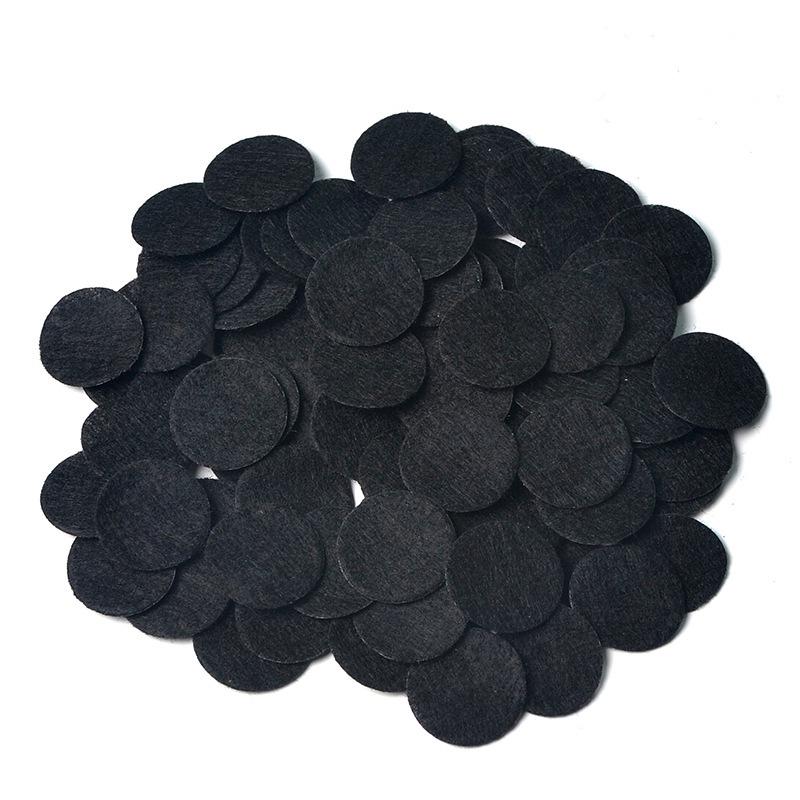 DIY Headwear Spacer Circles: Black & White 2.5cm/5.5cm Non-woven Felt