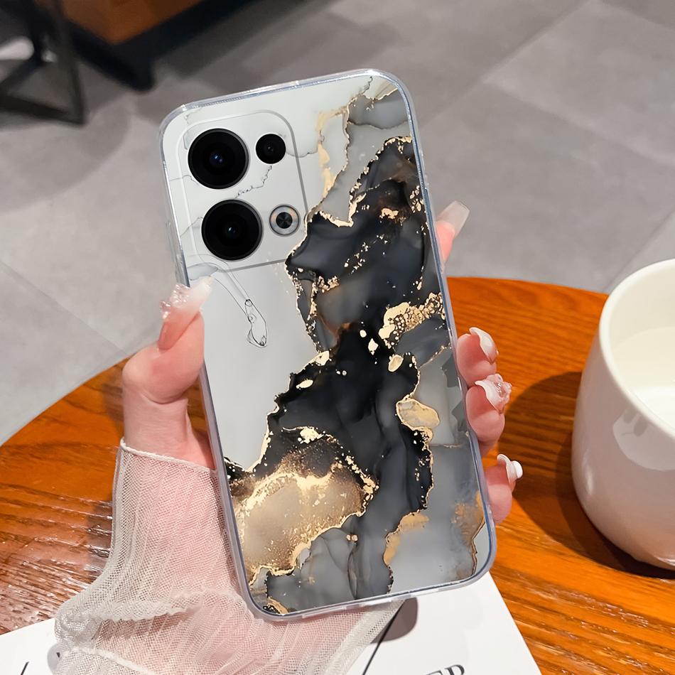For Oppo Reno 13 Pro Case Creative Clear Soft Back Cover For Oppo Reno13 Pro 13Pro 5G TPU Slim Silicone Anti Drop Phone Cases