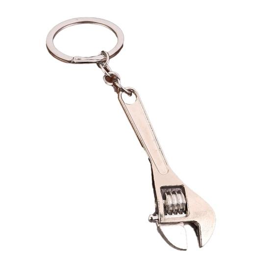 

Keychain Pendant Zinc Alloy Texture Wrench Charm Lightweight Portable Key Chain Backpack Bag Accessory