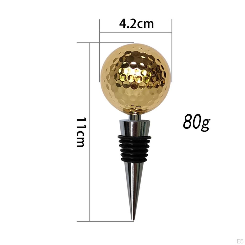 Elegante Sello para Botella de Vino con Forma de Pelota de Golf - Corcho de Calidad Premium para Entretenimiento en Casa