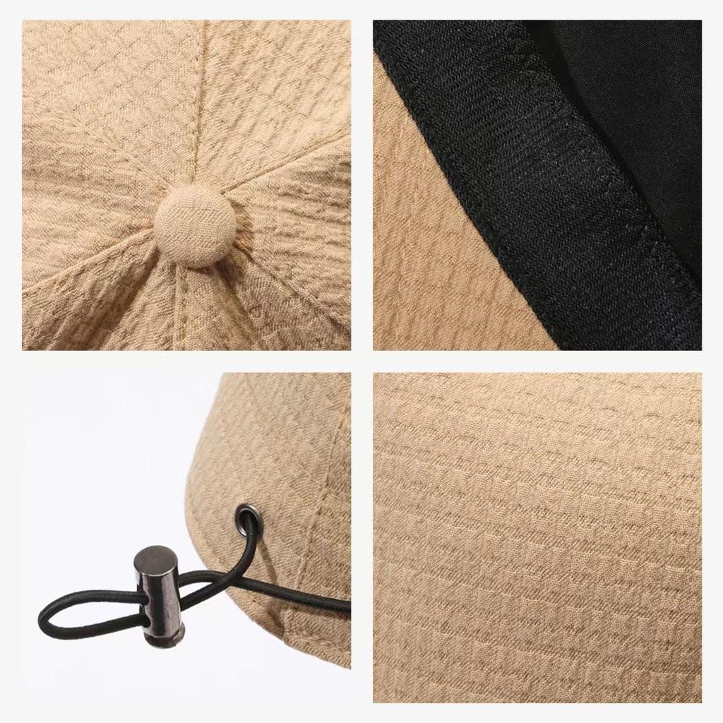 Ruth Hat Waffle Fisherman Hat Children's Cap Spring Summer Fashion Versatile Sun Hat Sun Hat