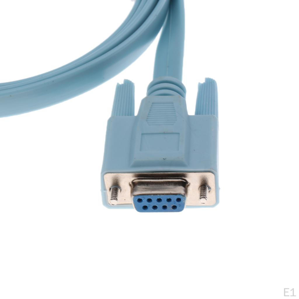 1.8M Male to 9 Pin RS232 DB9 Female LAN Router/Printer Console Cable
