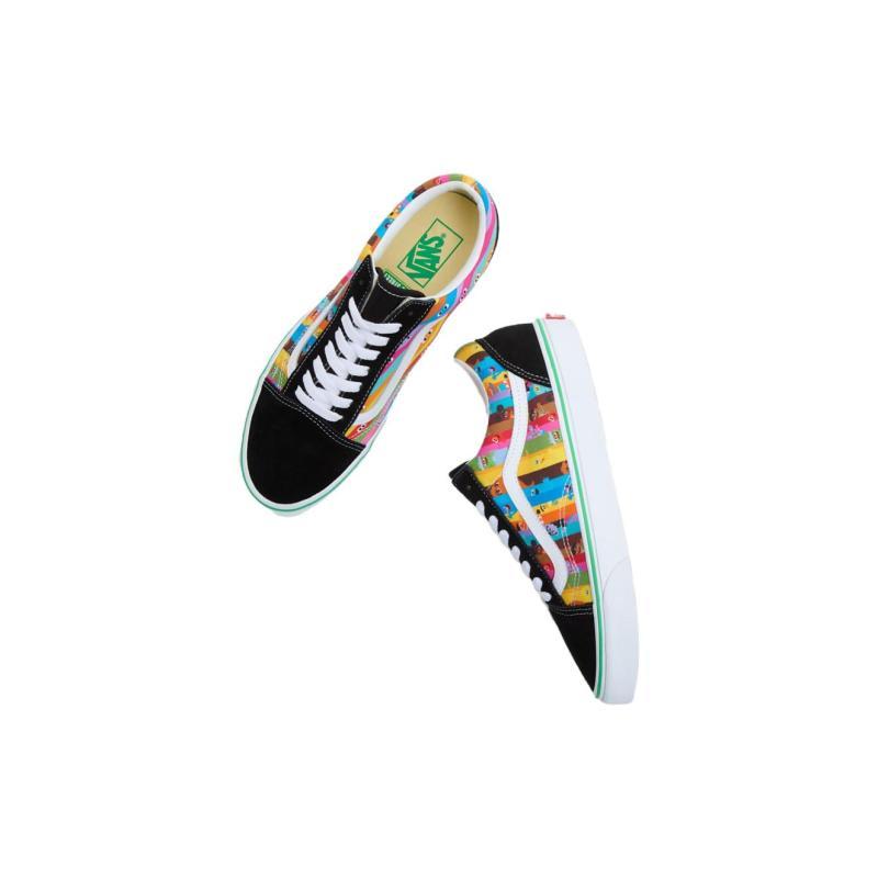Vans Sesame Street X Old Skool 'Rainbow Stripes' Vans VN000D3HBMB