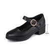 Fashion AIYUQI Women's Mary Jane Shoes 2025 Autumn New Genuine Leather Women's Shoes Large Size Non-Slip Mom Shoes