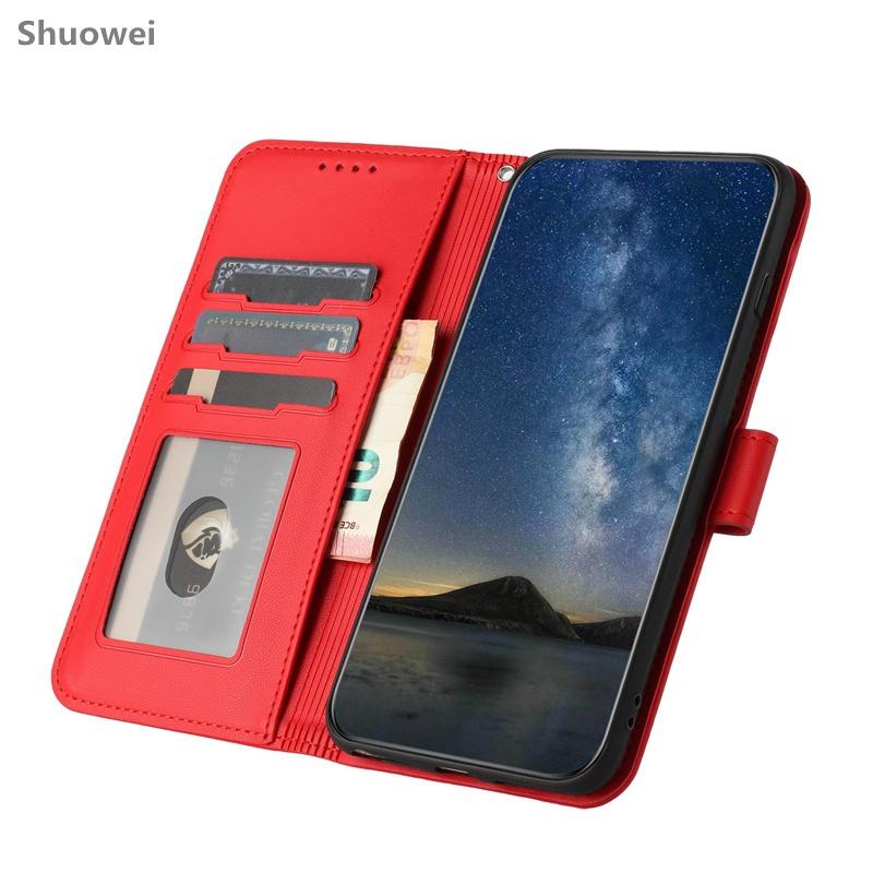 For Samsung Galaxy S6 S7 Edge S8 S9 S10 Plus Lite S10E Phone Case Card SlotLeather Flip Wallet Cover
