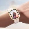 2in1 Case + Tempered Glass for Apple Watch 7/8/9 45mm, Gold