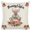 Pillowcase Easter Pillowcase Cartoon Truck Garland Rabbit Egg Animal Plaid