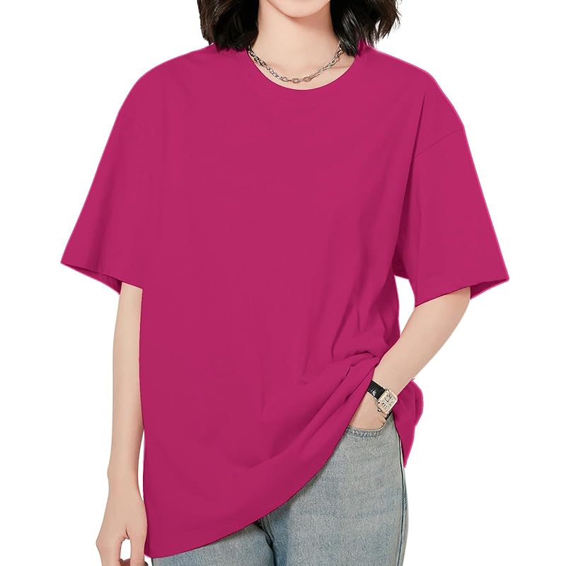 

[Adcey] t-shirt ladies short sleeve [Standard short-sleeved T-shirt, 100% cotton that feels good on the skin] spring summer cut and sew tee shirt crew